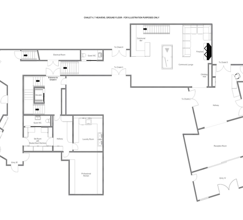 Chalet Mckinley Zermatt Floor Plan 1